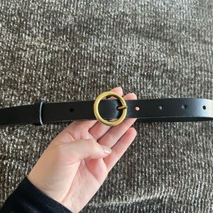 LeTher Auxiliary Belt - Black